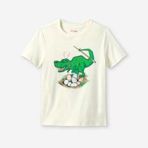 NWT - Dinosaur Easter Egg Hunter Graphic Short Sleeve Tee Large L